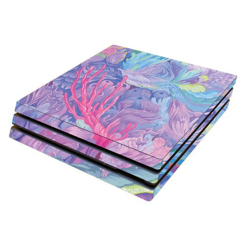 MightySkins SOPS4PRO-Dreamy Reef Skin for Sony PS4 Pro Console - Dream